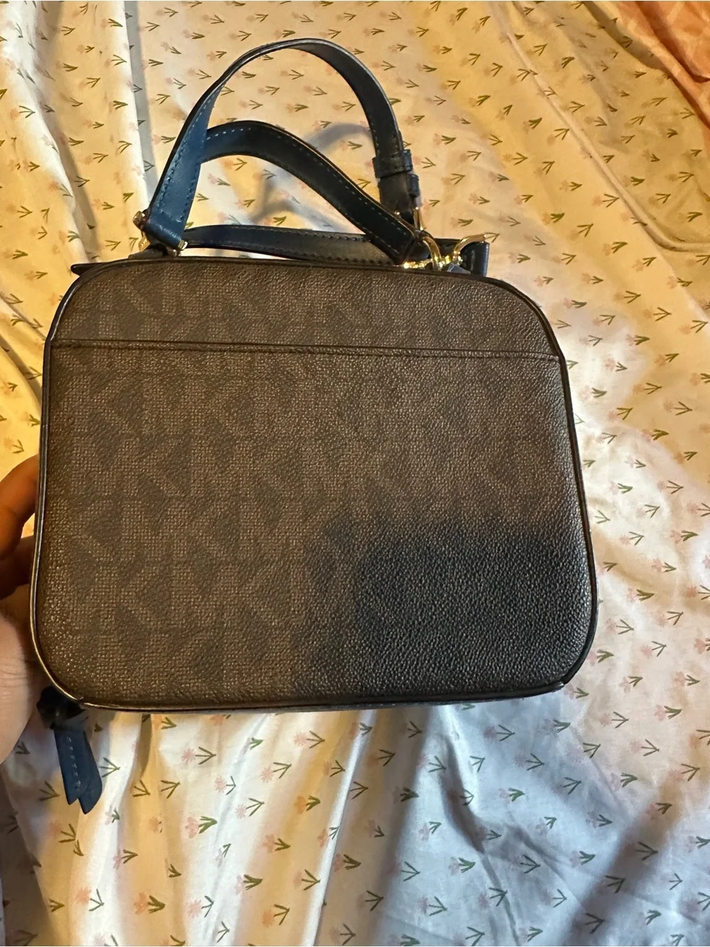 Michael Kors Black Signature Crossbody Messenger Bag